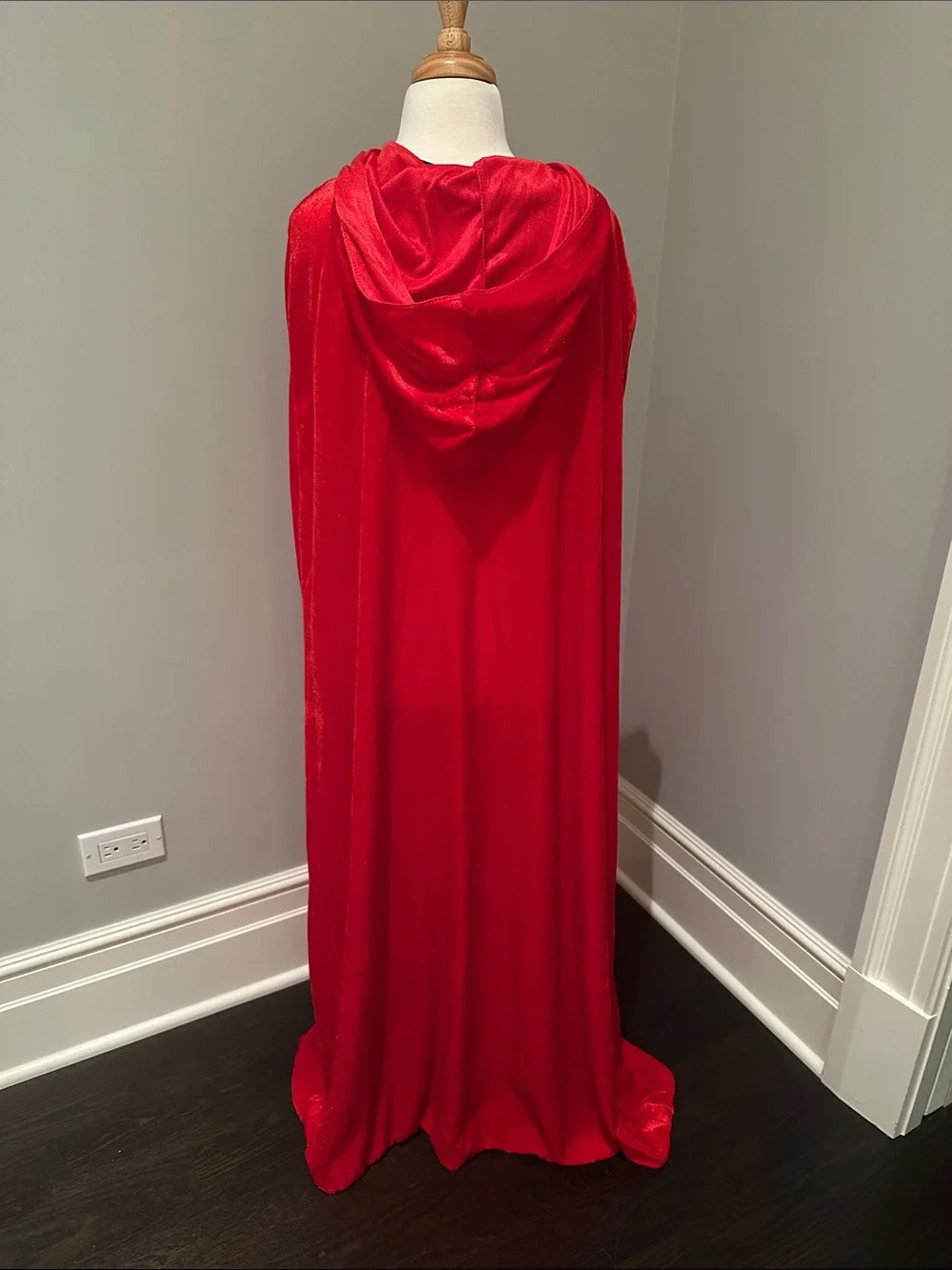 Red Hooded Cape Costume